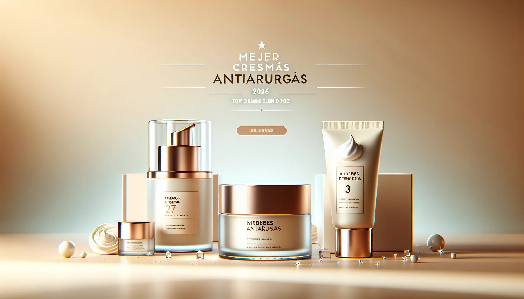 Mejores cremas antiarrugas 2026: top 3 elegidos