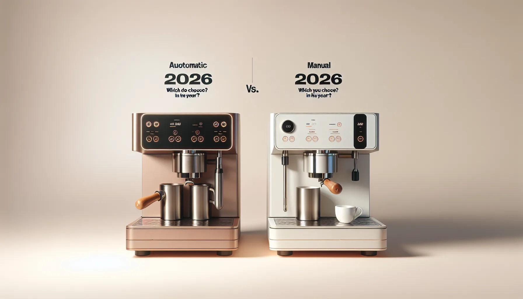 Machine à café automatique vs manuelle : que choisir en 2026 ?