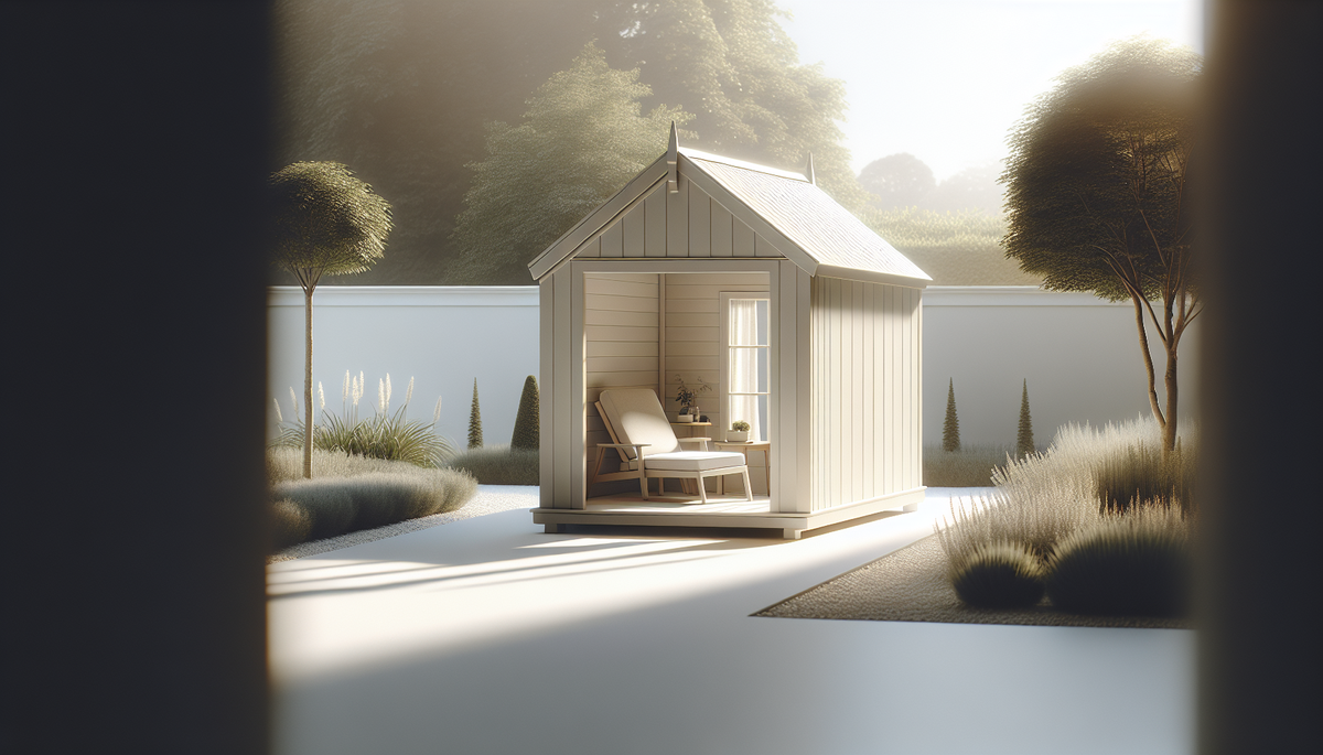 Comment je me détends dans ma cabane de jardin : 2 heures de calme par jour