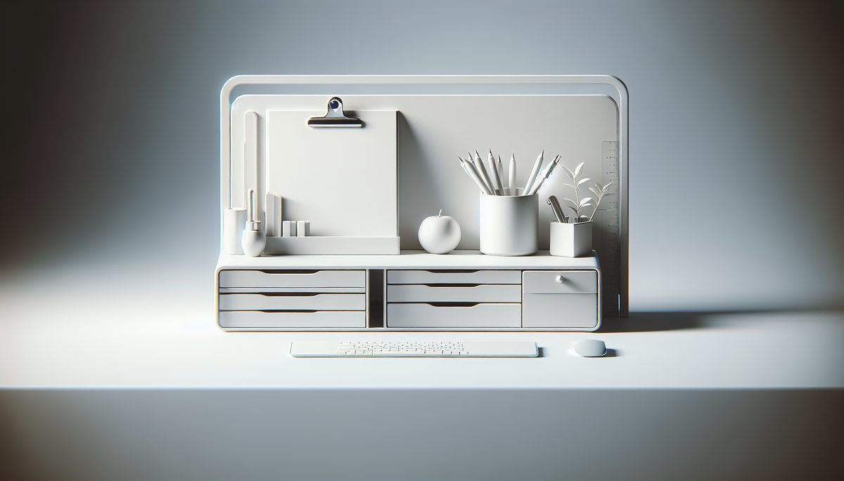 Entdecke den besten minimalistischen Schreibtisch-Organisator