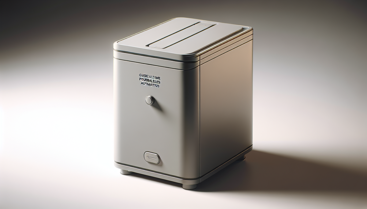 Guide Ultime: Meilleures Poubelles Automatiques Cuisine