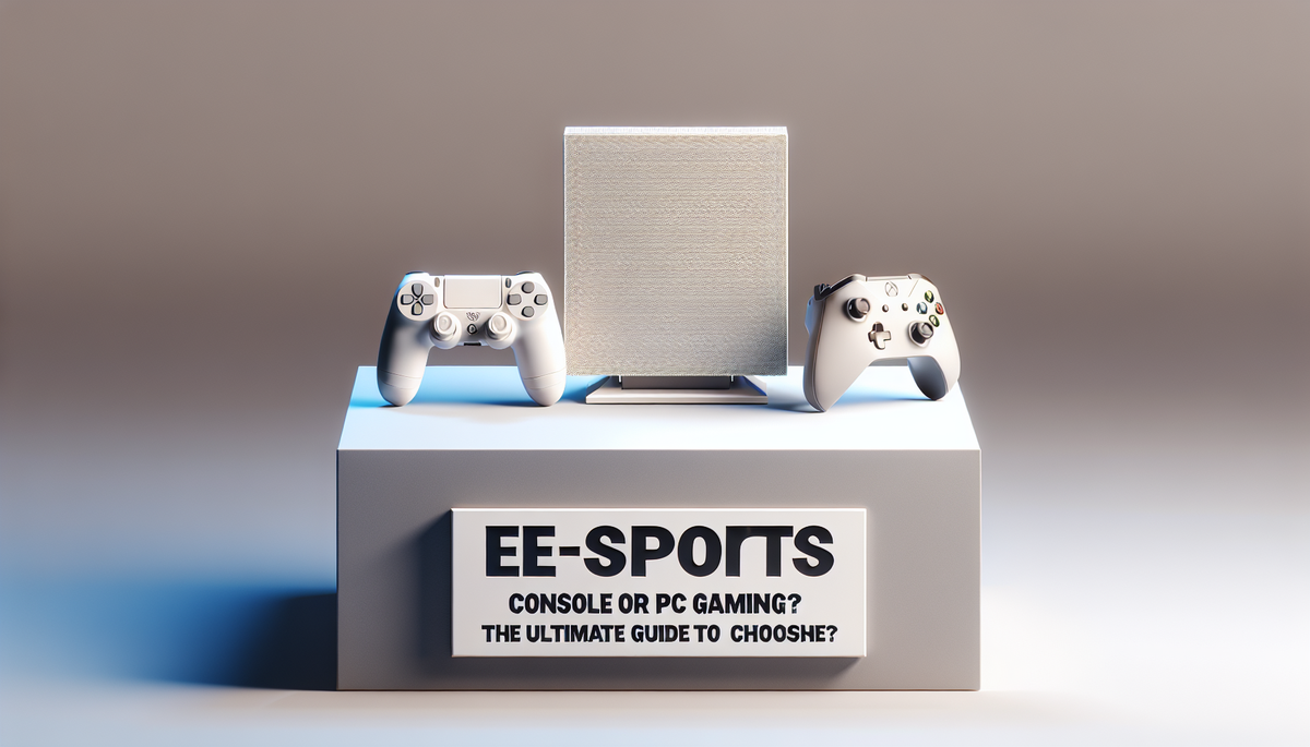E-sport : Console o PC gaming? La guida definitiva per scegliere