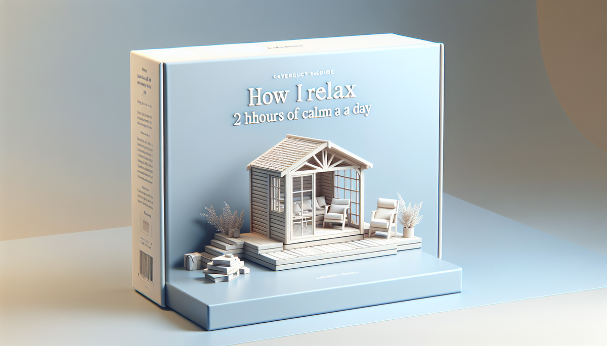 Comment je me détends dans ma cabane de jardin : 2 heures de calme par jour