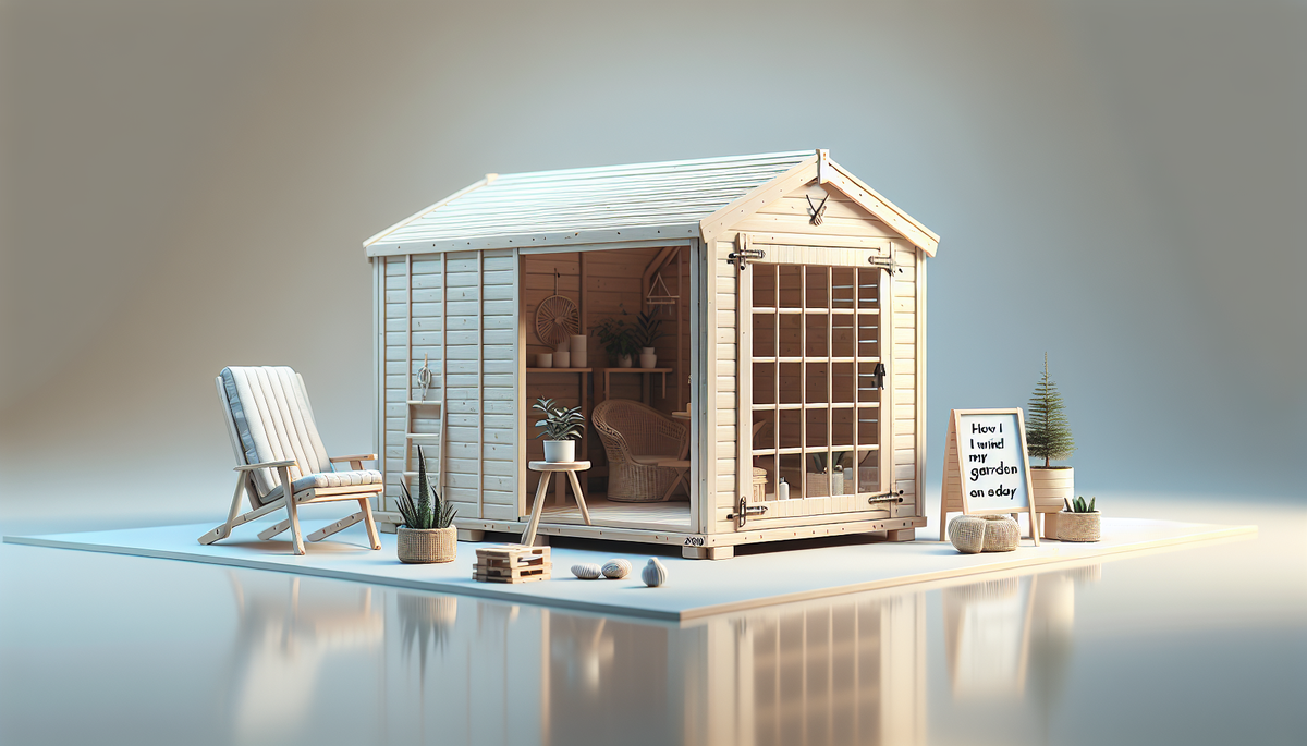 Comment je me détends dans mon cabanon de jardin : 2 heures de calme par jour