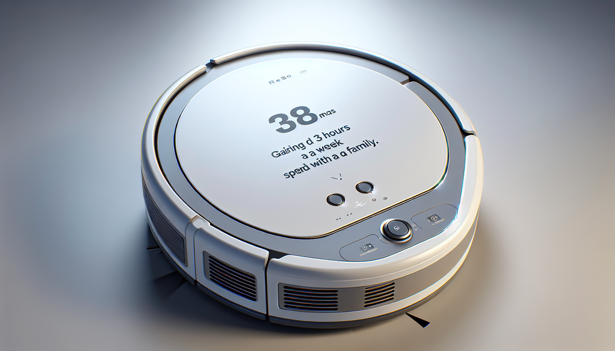 My robot vacuum cleaner: how I gained 3 hours a week to enjoy my family