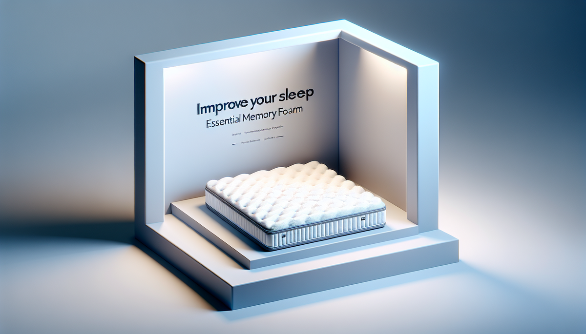 Améliorez votre sommeil : le matelas en mousse à mémoire essentiel