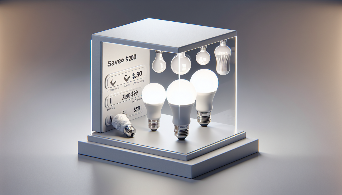 Le guide essentiel pour économiser 200 $ avec des ampoules à DEL