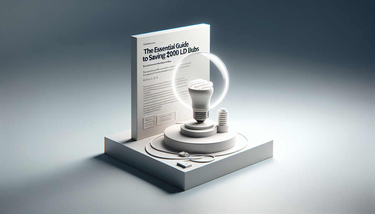 Le guide essentiel pour économiser 200 $ avec des ampoules à DEL