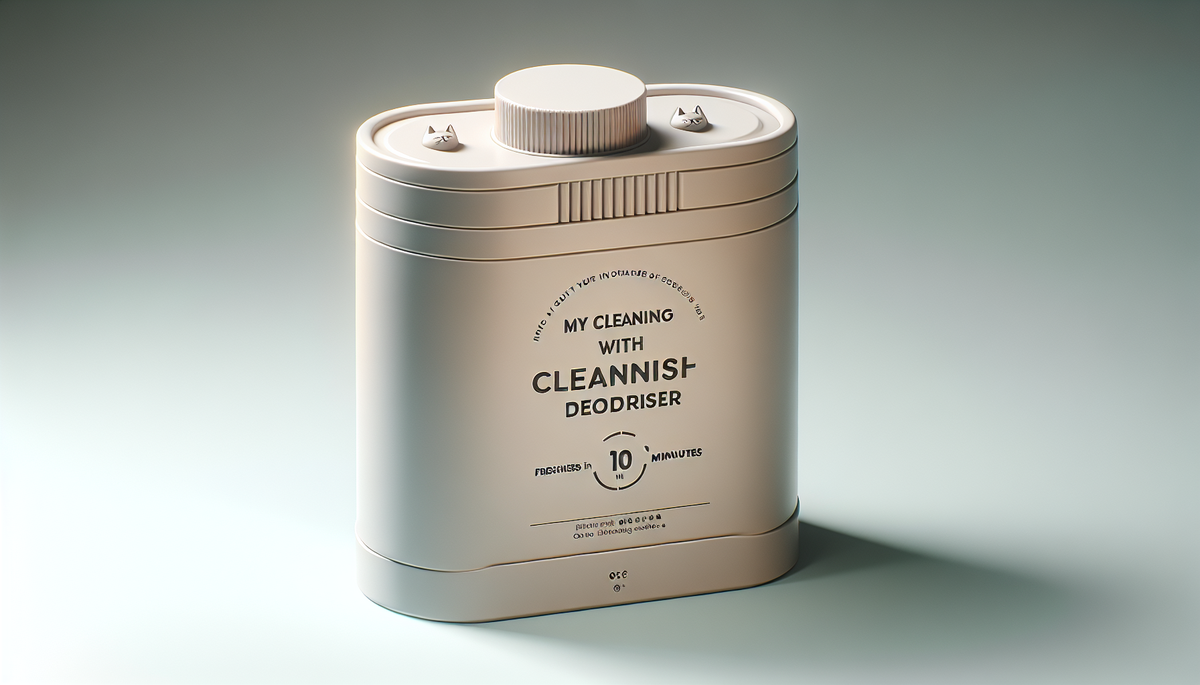 My Cleaning Routine with Cat Deodoriser: Freshness in 10 Minutes