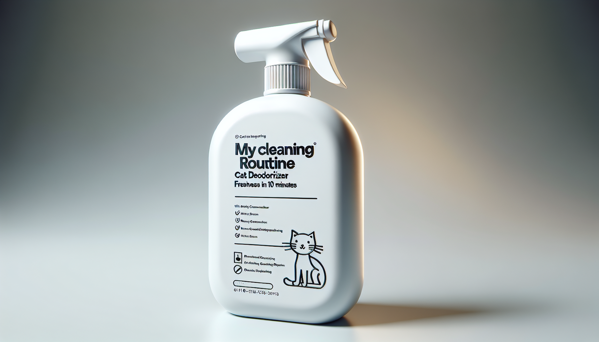 Ma Routine de Nettoyage avec Désodorisant pour Chats : Fraîcheur en 10 Minutes