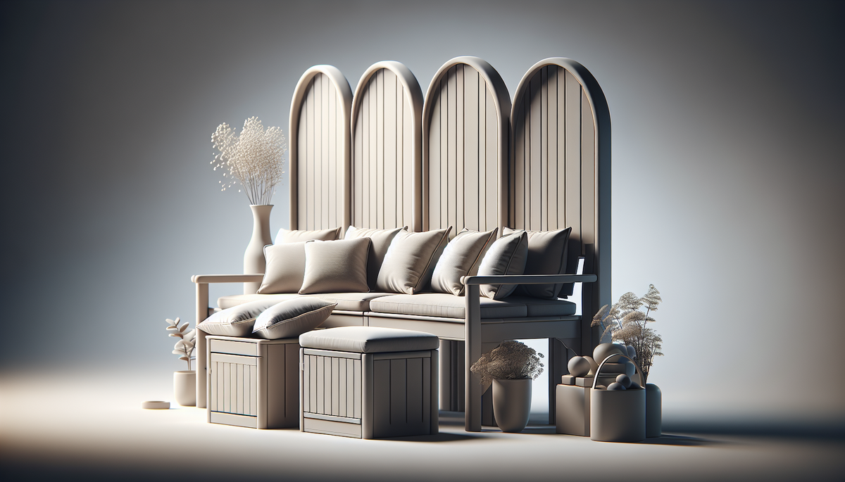 Top 5 garden benches with storage for cushions: comfort and style