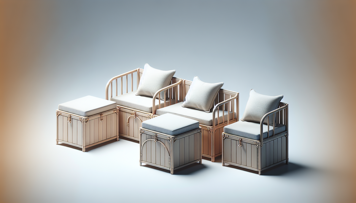 Top 5 des bancs de jardin avec rangement pour coussins : confort et style