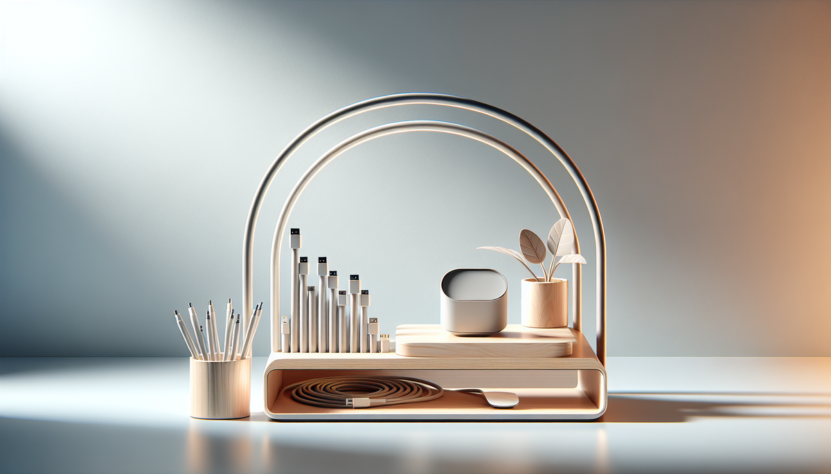 Best desk cable organiser for a tidy workspace