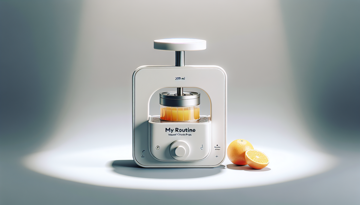 Descubre mi rutina de exprimidor manual de cítricos: 200 ml de zumo puro