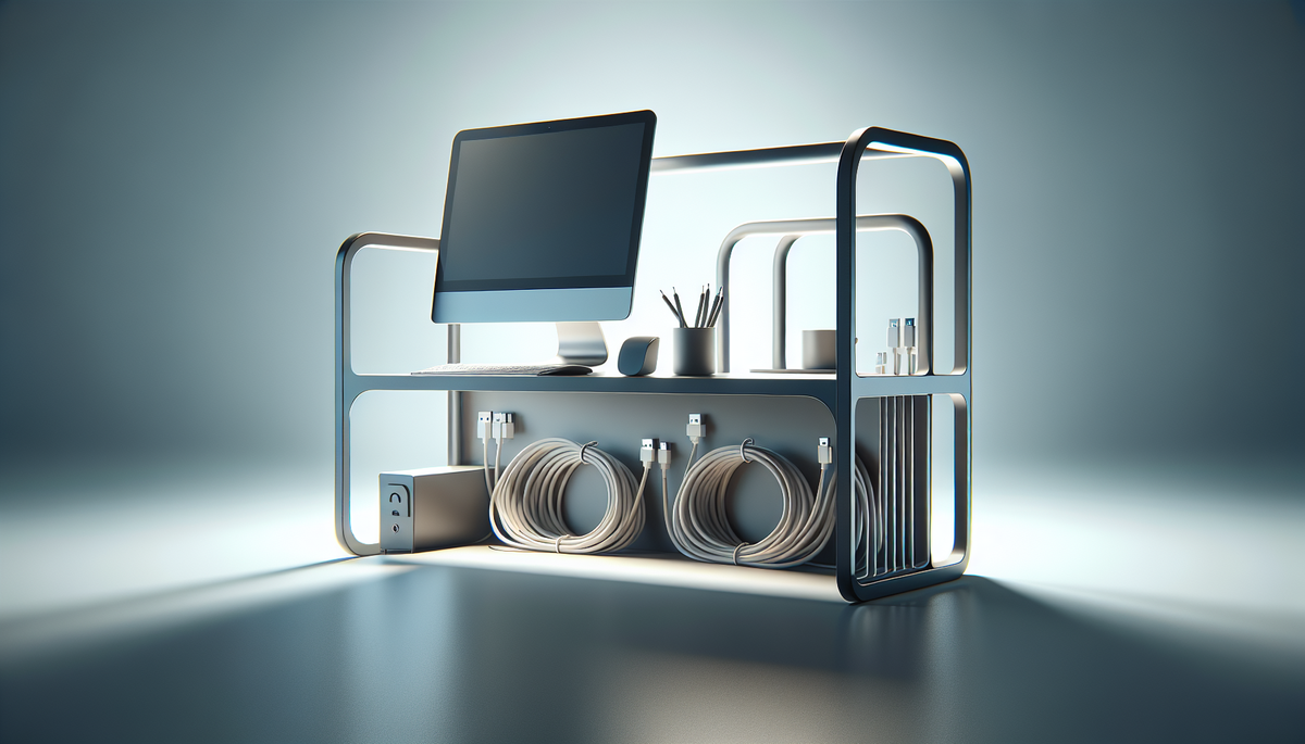 Miglior organizzatore di cavi da ufficio per uno spazio di lavoro ordinato