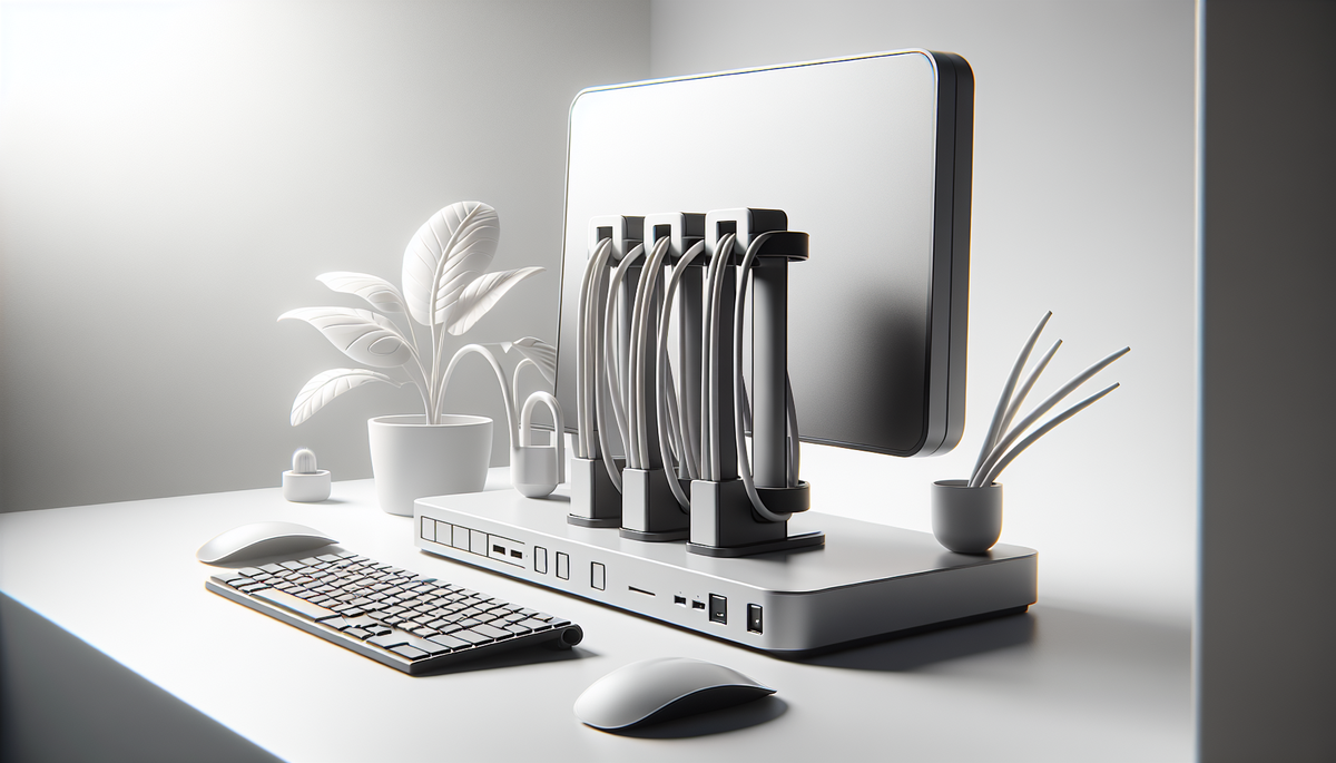 Mejor organizador de cables de escritorio para un espacio de trabajo limpio