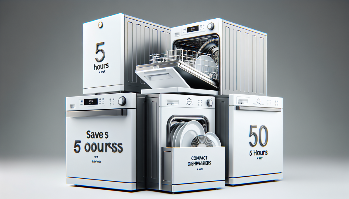 Top 5 des lave-vaisselle compacts : gagnez 5 heures par semaine