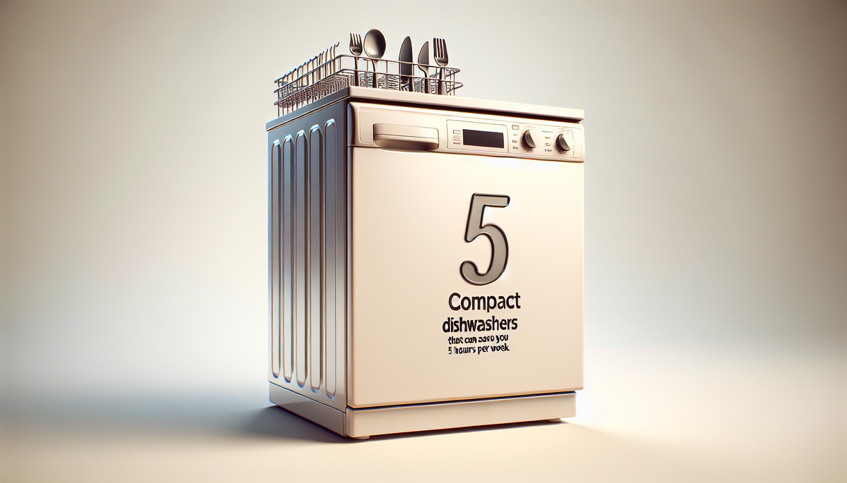 Top 5 des lave-vaisselle compacts : économisez 5 heures par semaine