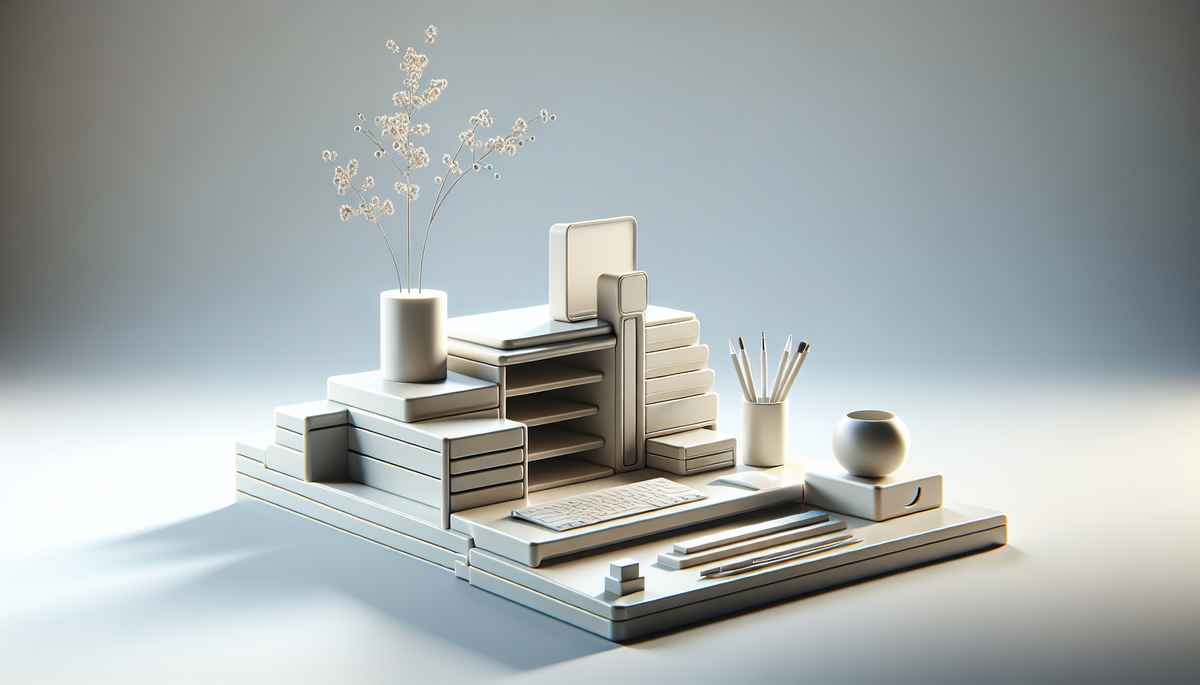 Entdecken Sie den besten minimalistischen Schreibtisch-Organizer in