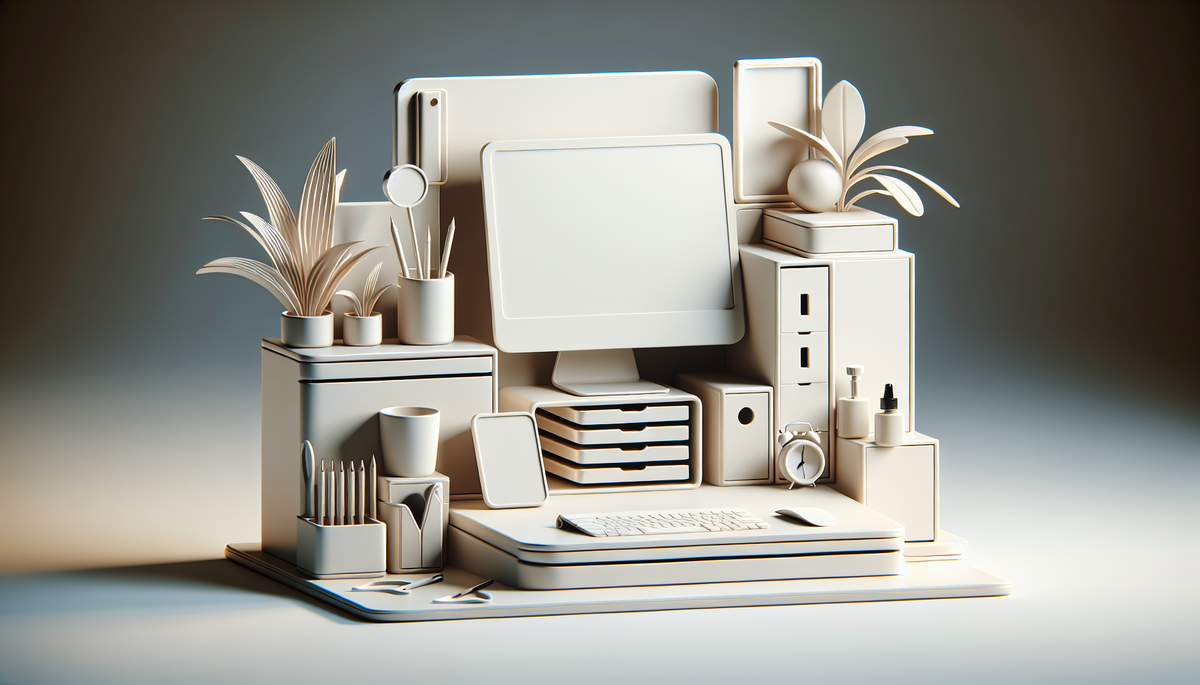 Entdecken Sie den besten minimalistischen Schreibtisch-Organizer