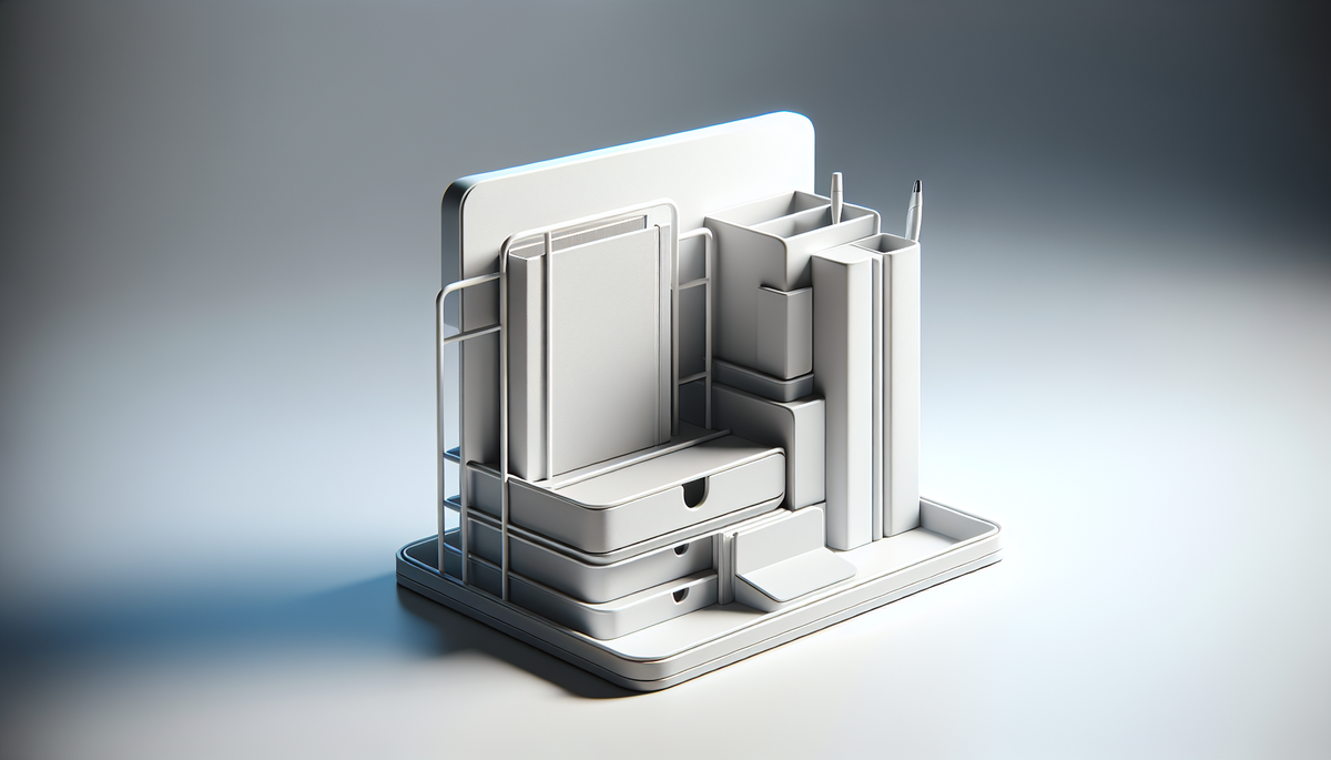 Entdecken Sie den besten minimalistischen Schreibtisch-Organizer