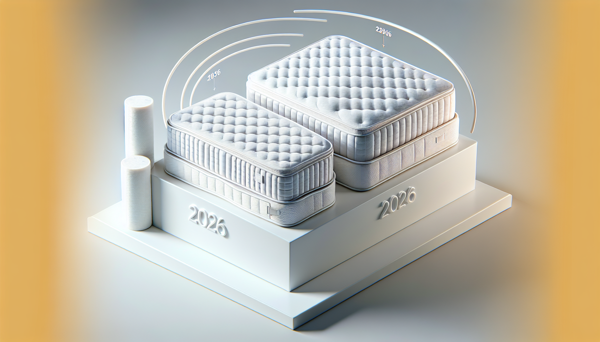 Colchón viscoelástico vs látex para dormir mejor en 2026: ¿cuál elegir?