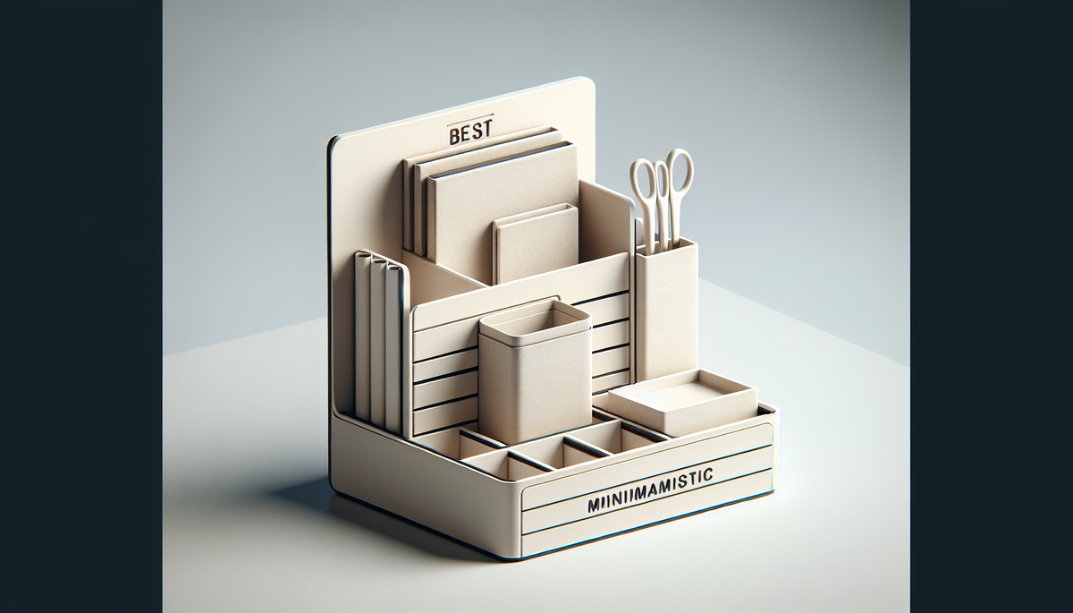 Descubre el mejor organizador de escritorio minimalista