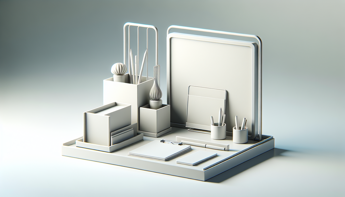 Entdecken Sie den besten minimalistischen Schreibtisch-Organizer