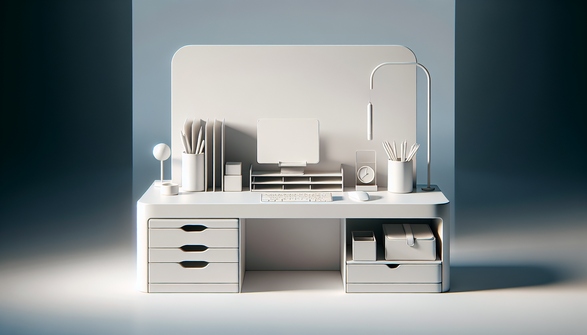 Entdecken Sie den besten minimalistischen Schreibtisch-Organizer