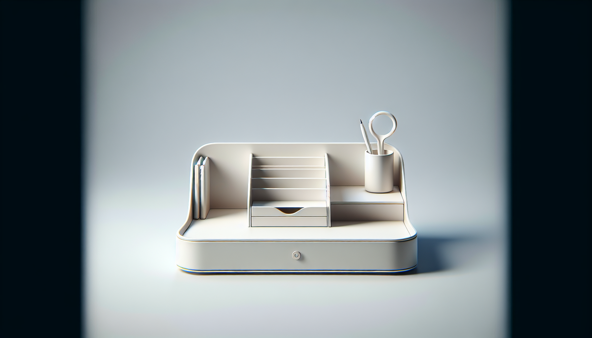 Entdecken Sie den besten minimalistischen Schreibtisch-Organizer