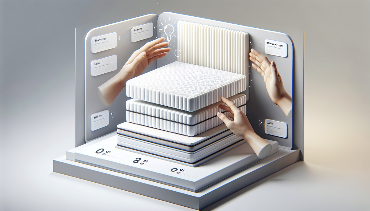 Confronto: materasso memory foam vs lattice, la mia opinione onesta