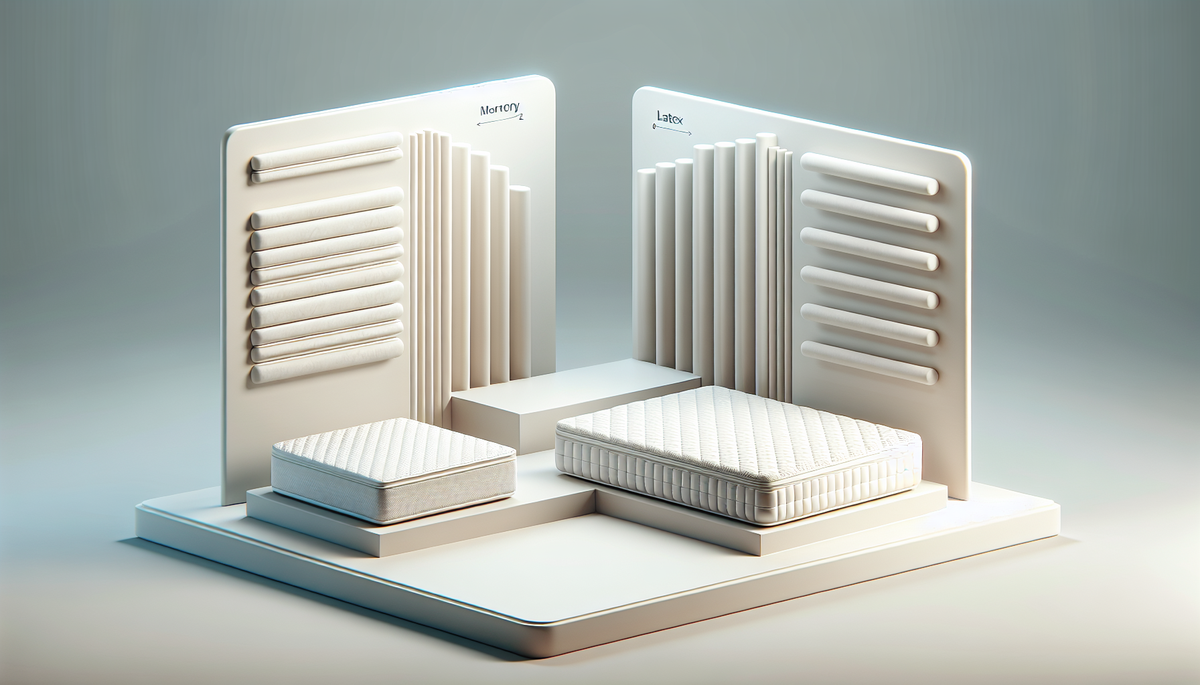 Comparatif : matelas à mémoire de forme vs latex, mon avis honnête