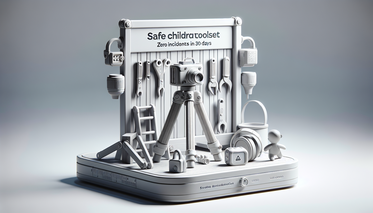 Set di strumenti sicuri per bambini: zero incidenti in 30 giorni