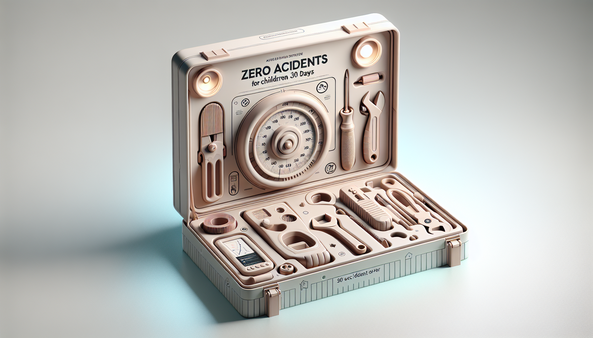 Set d’outils sécurisés voor kinderen : zéro accident en 30 jours