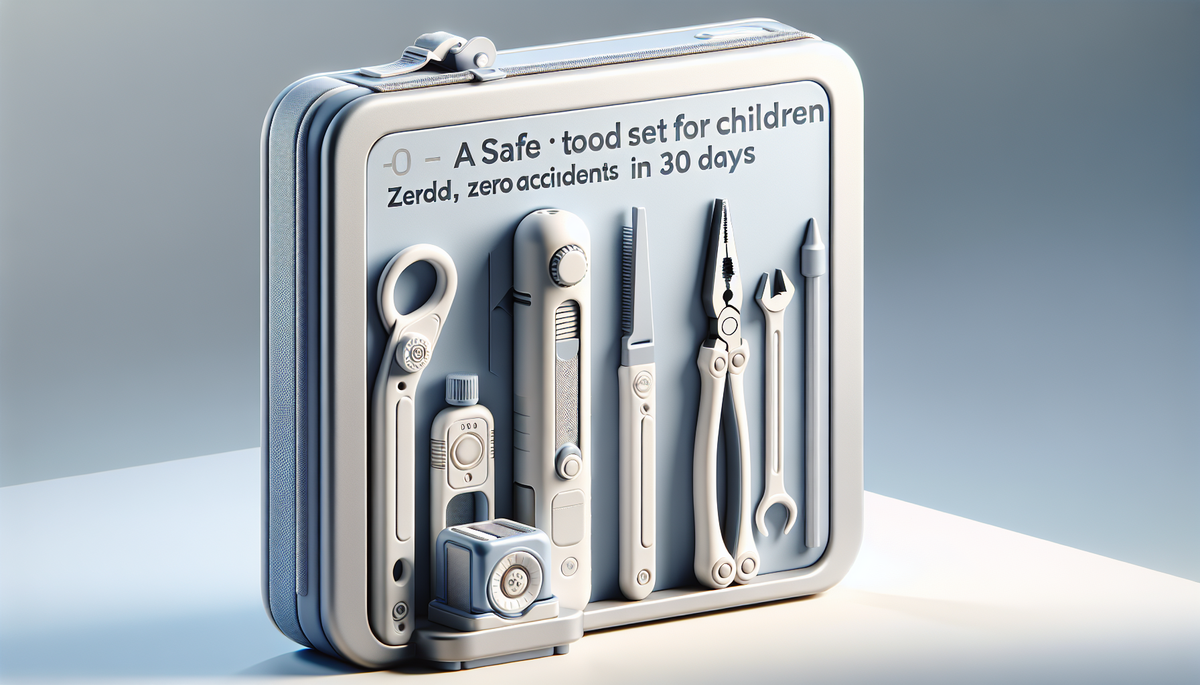 Sichere Werkzeug-Sets für Kinder: In 30 Tagen ohne Unfälle