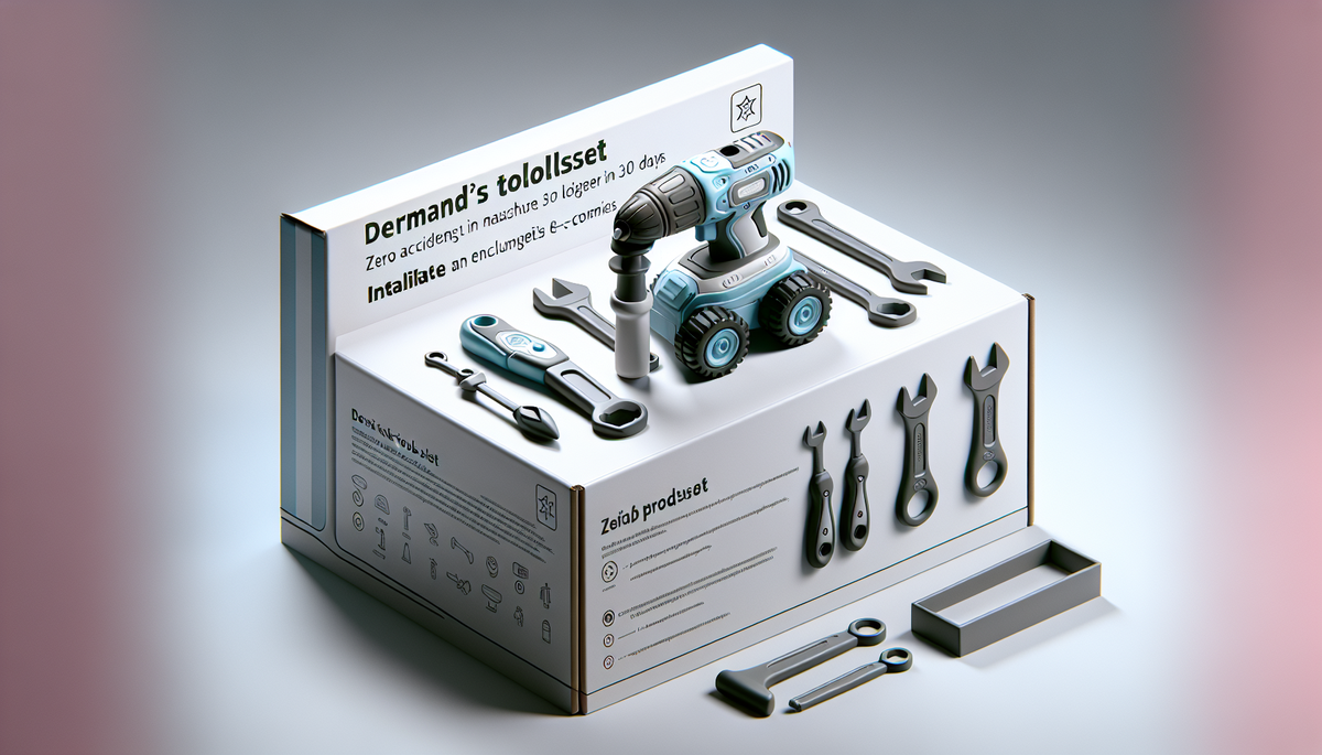 Sicheres Werkzeugset für Kinder: null Unfälle in 30 Tagen