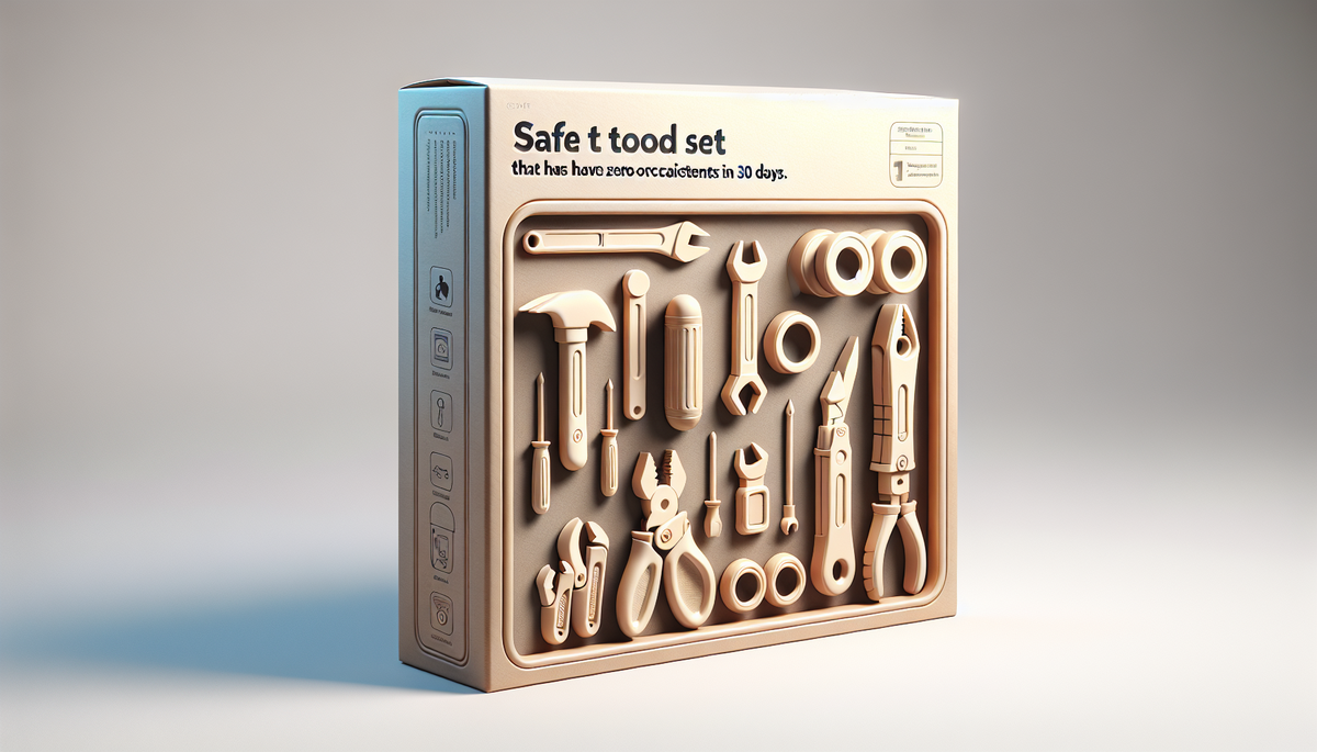 Set de herramientas seguras para niños: cero accidentes en 30 días