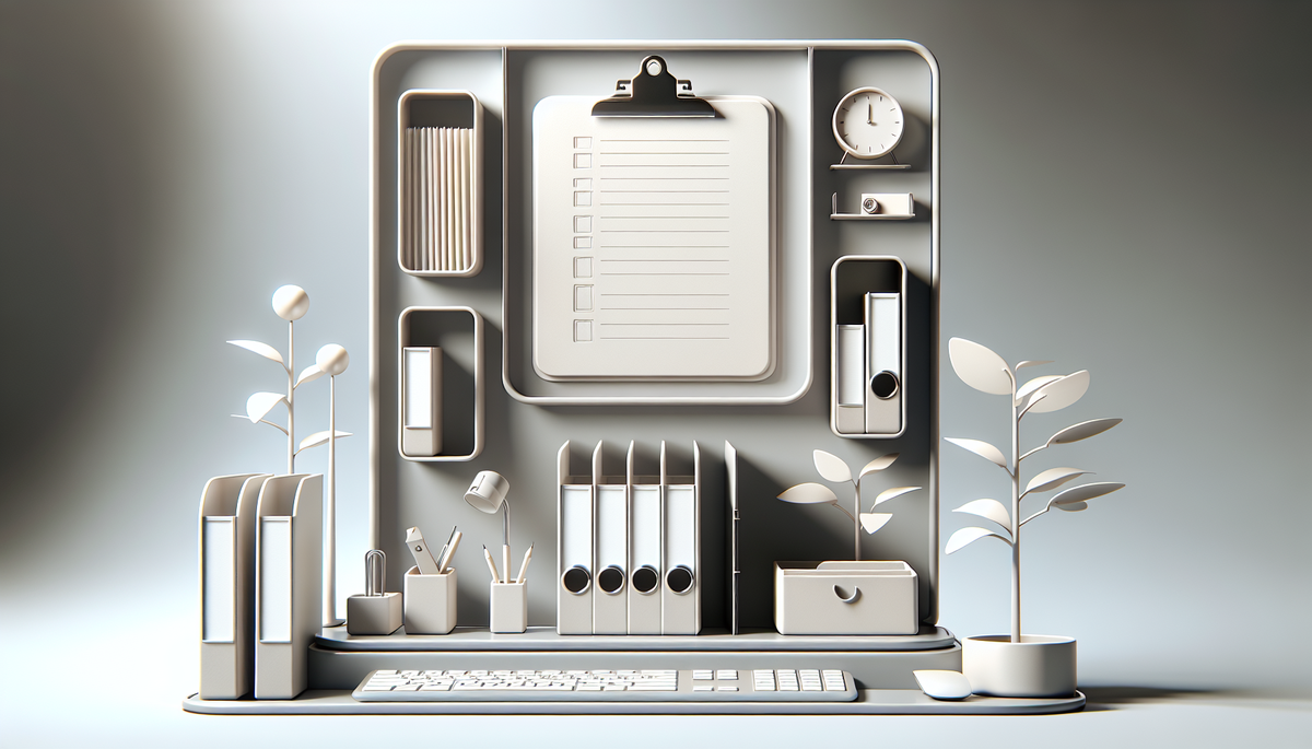 Ma routine de tri de documents avec un Organisateur de bureau minimaliste : j’ai réduit de 70% le temps de recherche en 14 jours