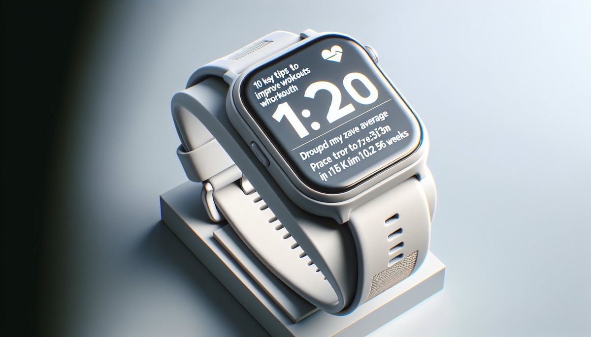 10 Consejos Clave para Mejorar tus Entrenamientos con un Reloj: bajé mi ritmo medio de 6:10 a 5:35 por km en 6 semanas