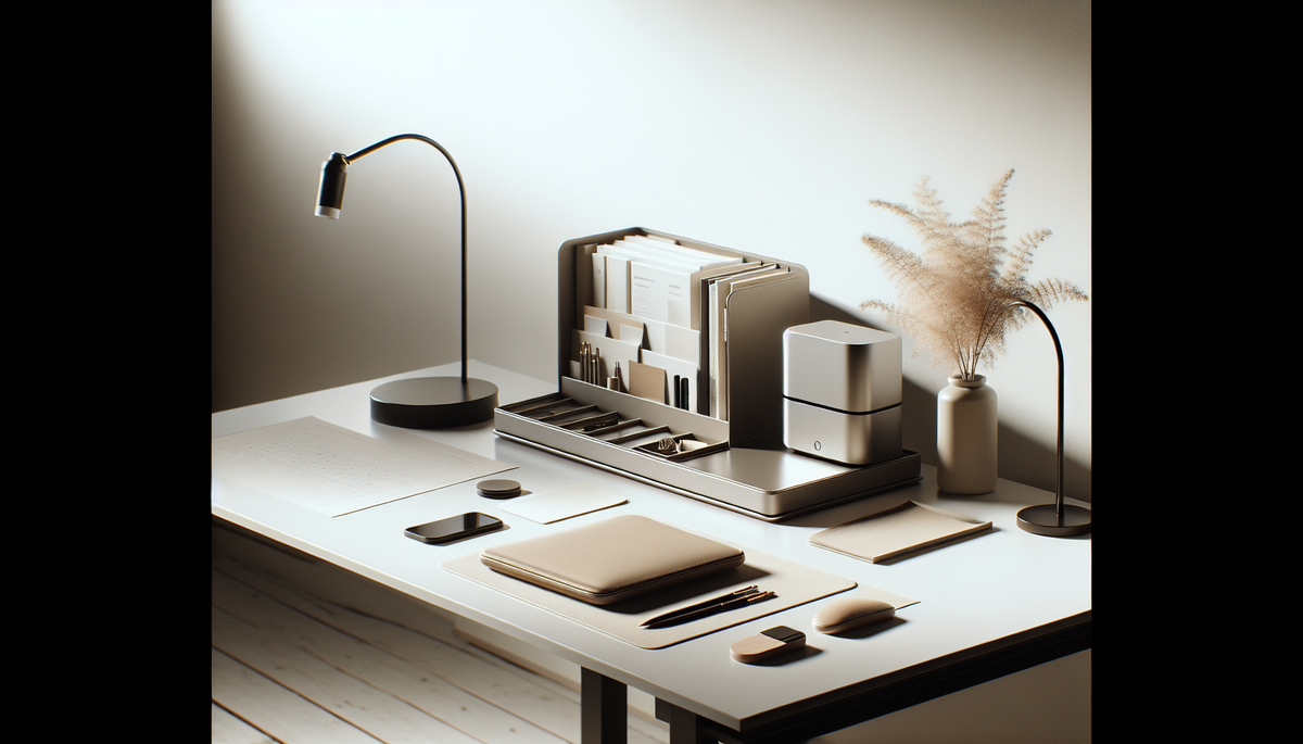 Découvrez le Meilleur Organisateur de Bureau Minimaliste