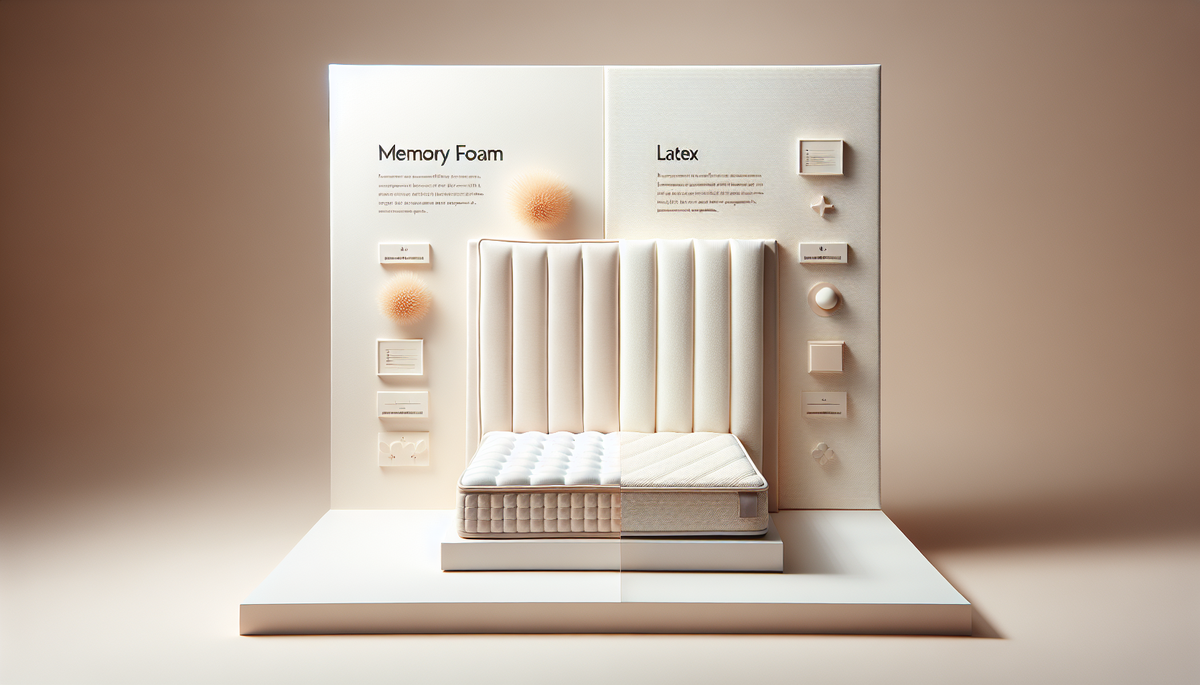 Comparatif : matelas à mémoire de forme vs latex, mon avis honnête