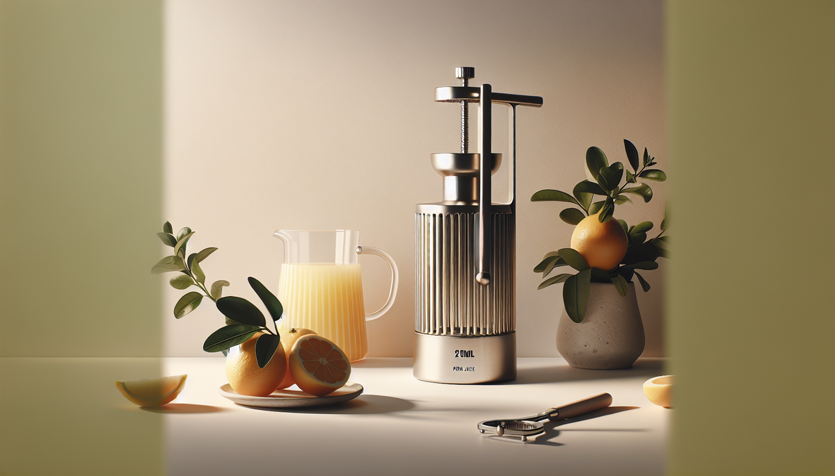Découvrez la routine avec la presse à agrumes manuelle : 200 ml de jus pur