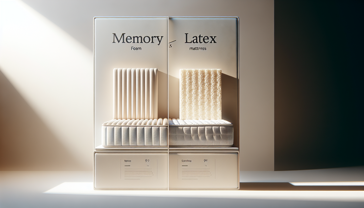 Comparatif : matelas à mémoire de forme vs latex, mon avis honnête