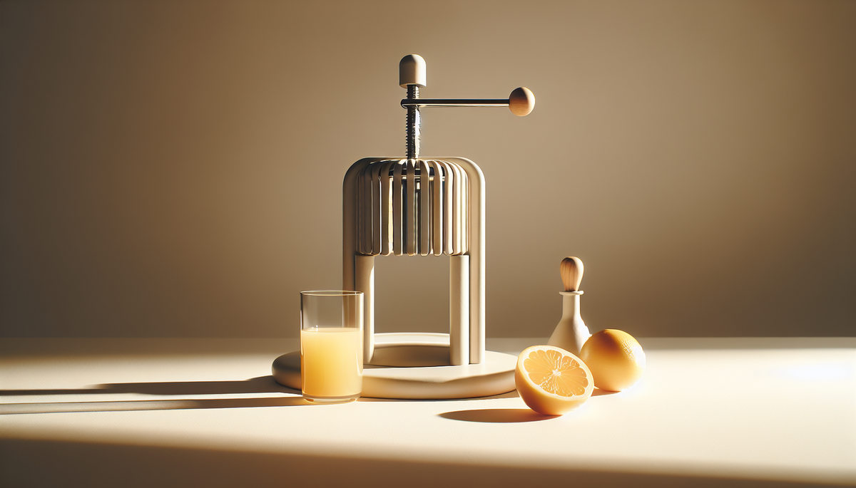 Découvrez la routine avec la presse à agrumes manuelle : 200 ml de jus pur