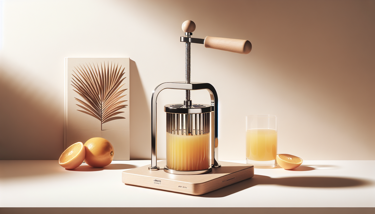 Descubre la rutina con la prensa de cítricos manual: 200 ml de zumo puro
