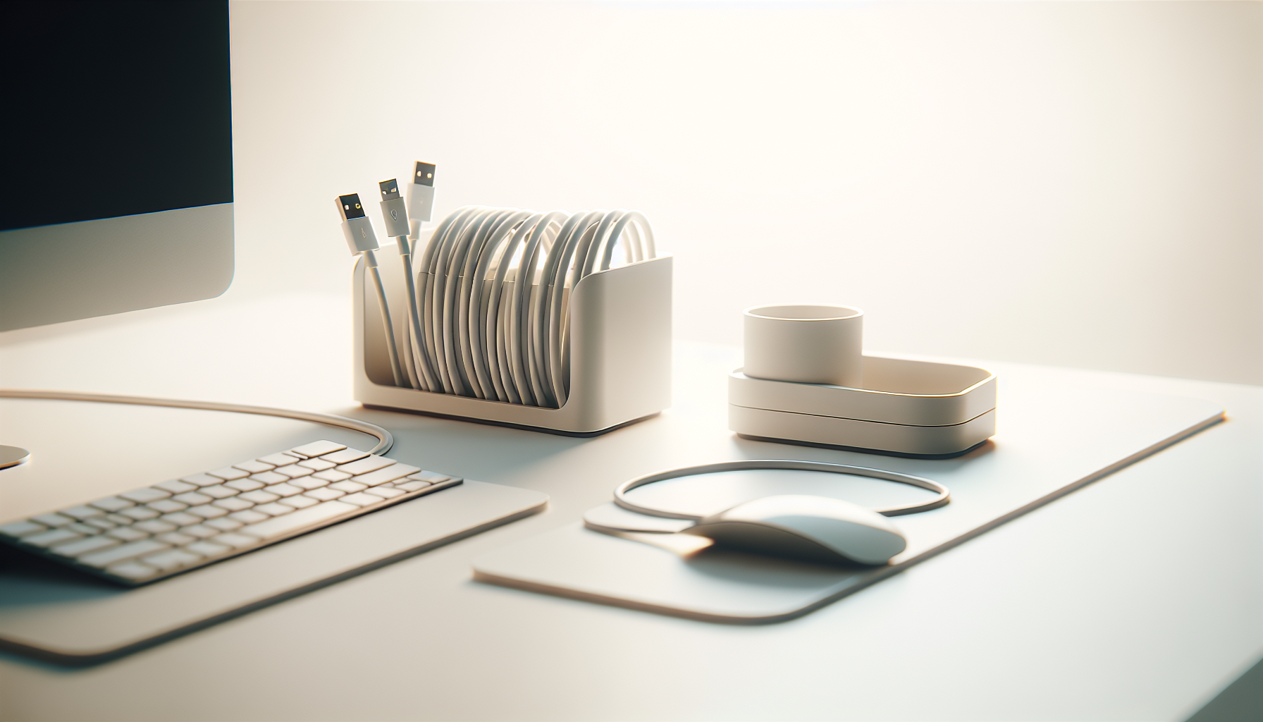 Mejor organizador de cables de escritorio para un espacio de trabajo limpio