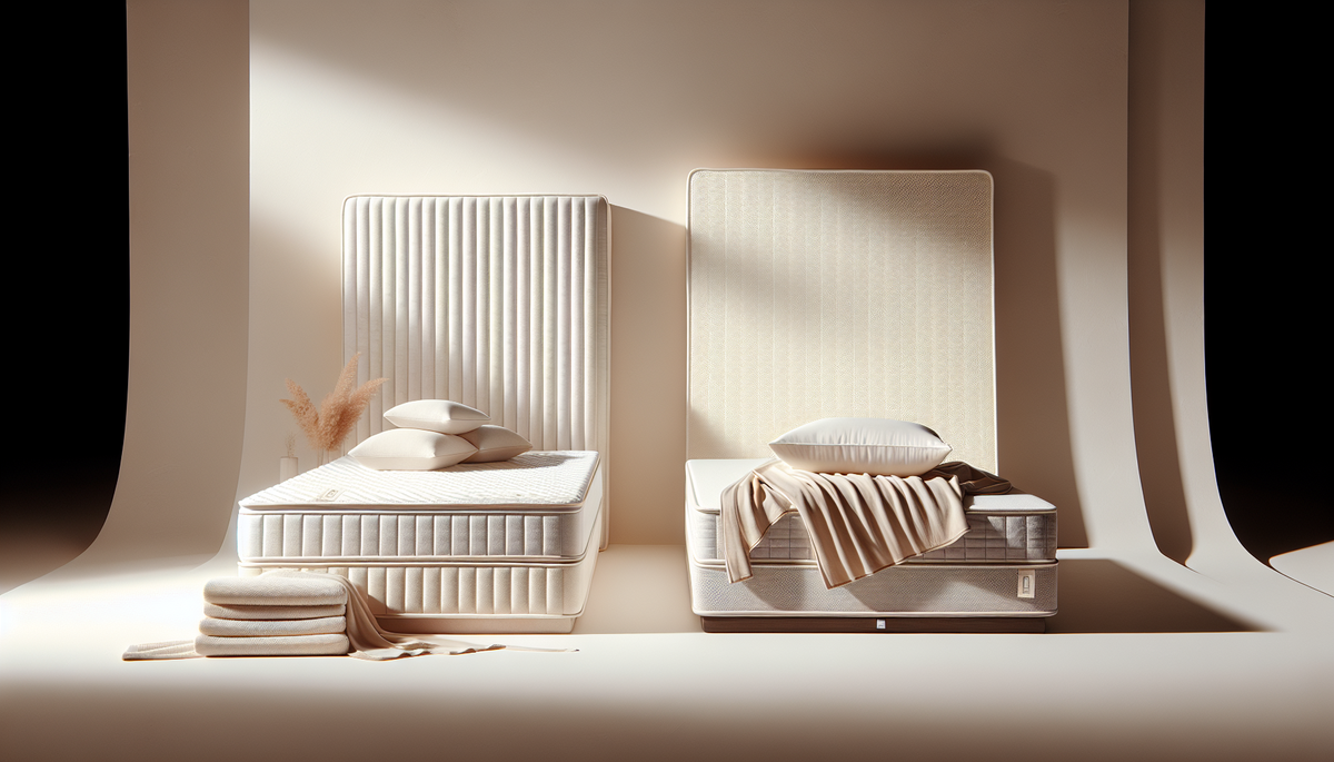 Comparatif : matelas à mémoire de forme vs latex, mon avis honnête