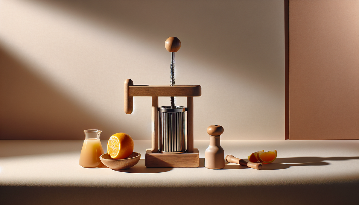 Discover the routine with the manual citrus press: 200 ml of pure juice