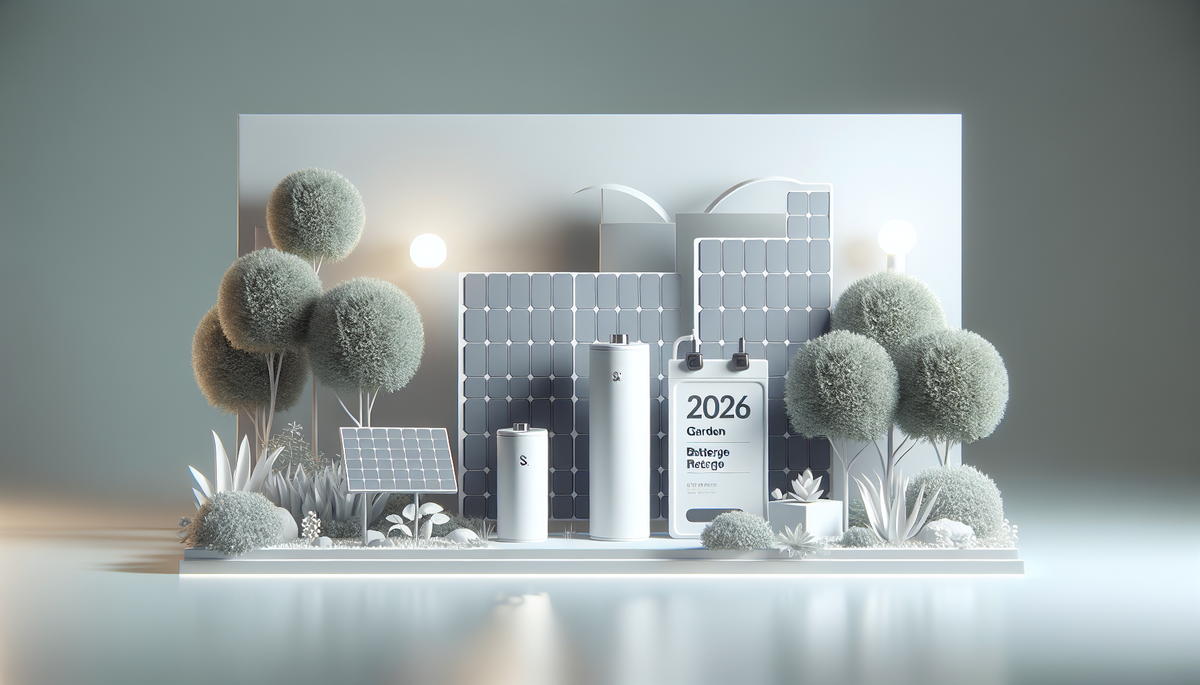 Top 5 panneaux solaires de jardin : comparaison 2026 pour recharge de batteries