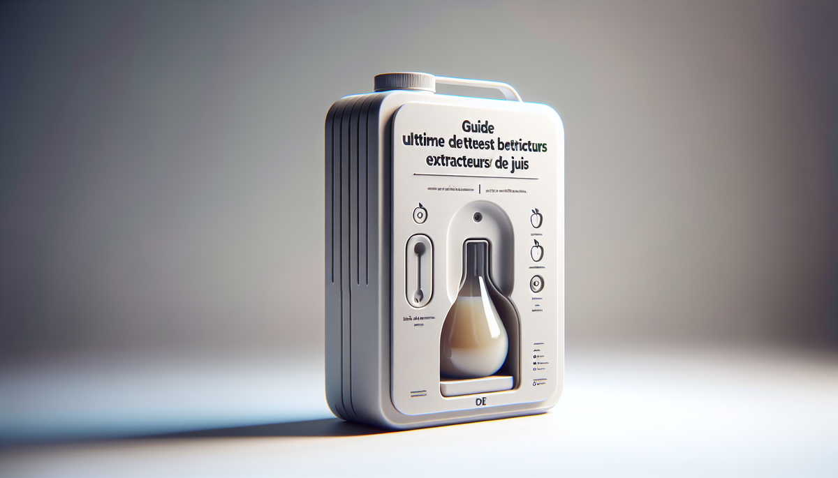 Guide Ultime des Meilleurs Extracteurs de Jus